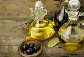 Breast massage olive oil